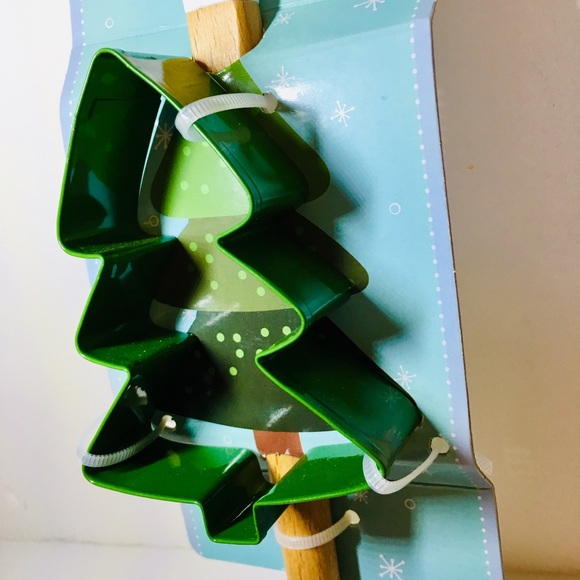 Red Truck Silicone Spatula Green Metal Cutter - Picture 3 of 6